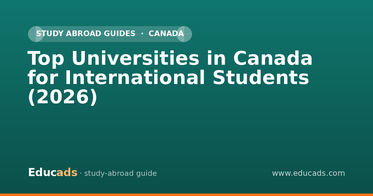 Top Universities in Canada for International Students (2026)