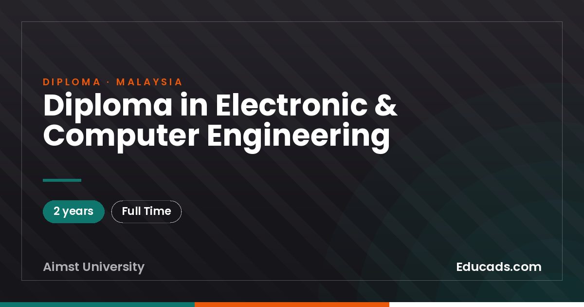 Diploma in Electronic & Computer Engineering