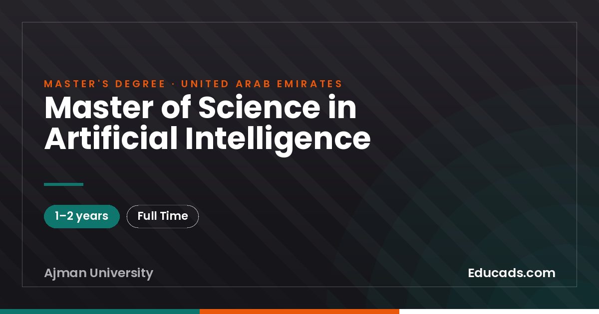 Master of Science in Artificial Intelligence