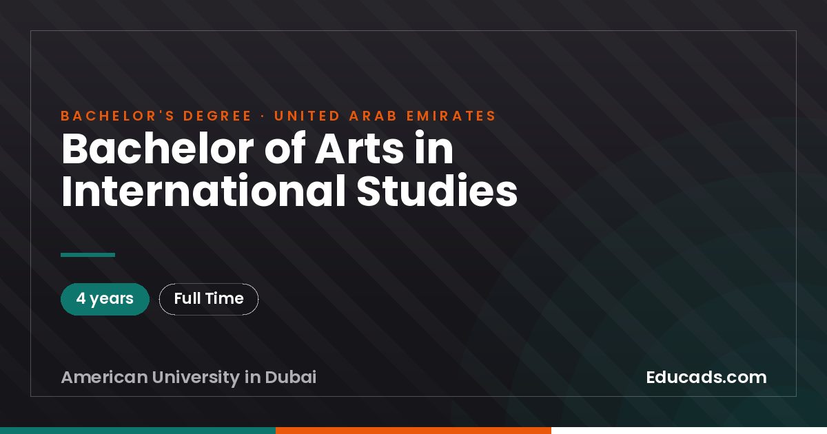 Bachelor of Arts in International Studies