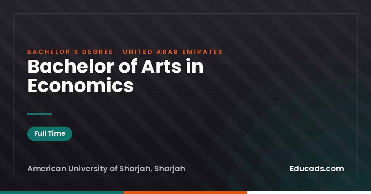 Bachelor of Arts in Economics