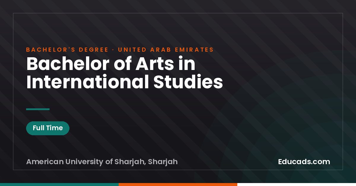 Bachelor of Arts in International Studies