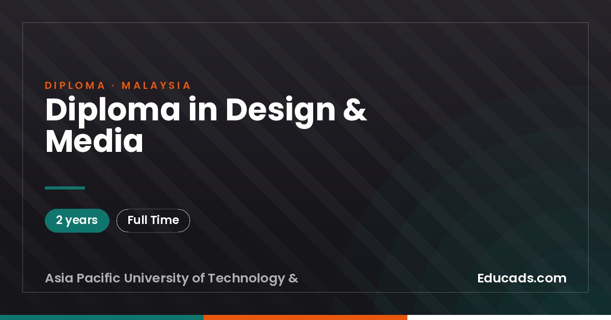 Diploma in Design & Media