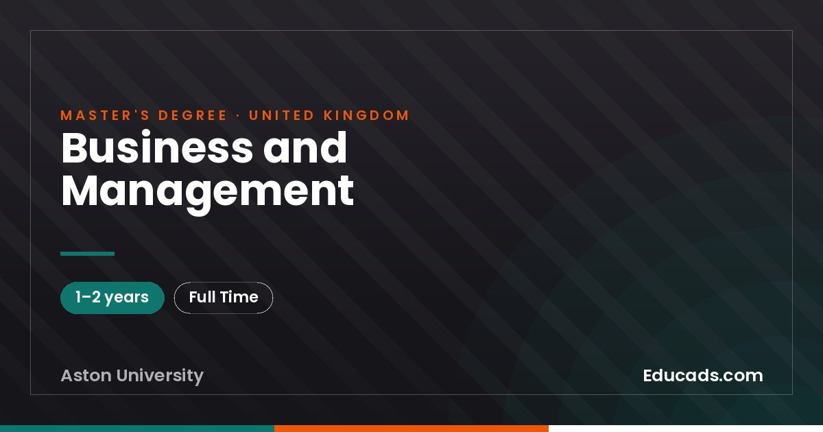 Business and Management