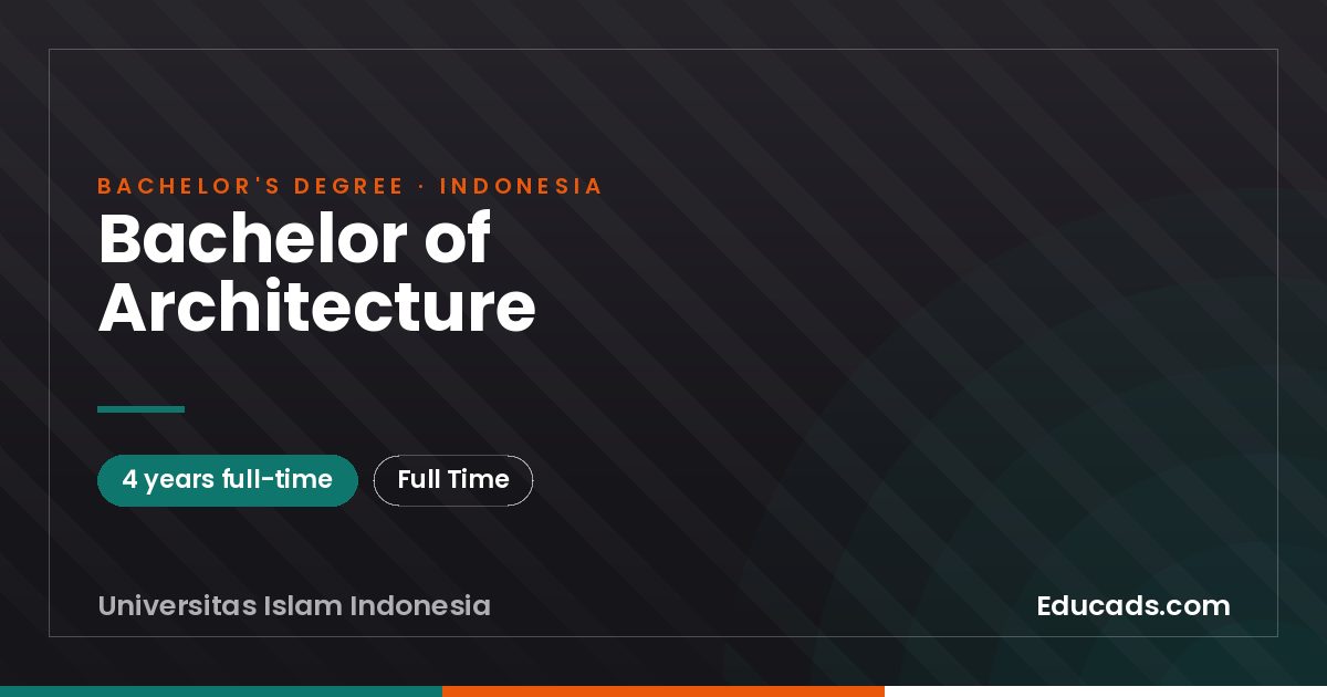 Bachelor of Architecture