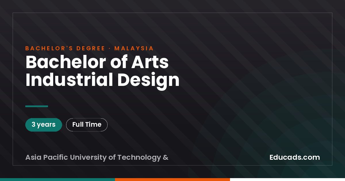 Bachelor of Arts Industrial Design
