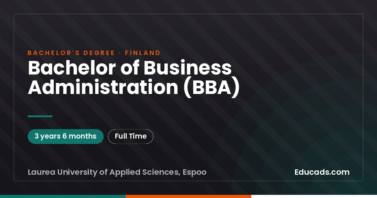 Bachelor of Business Administration (BBA)