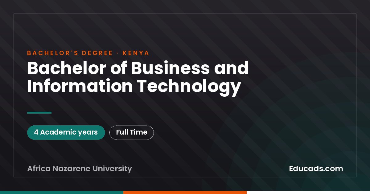 Bachelor of Business and Information Technology