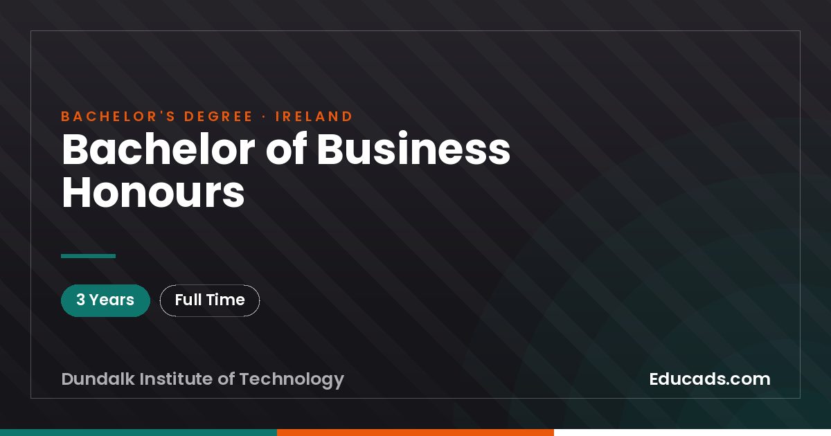 Bachelor of Business Honours