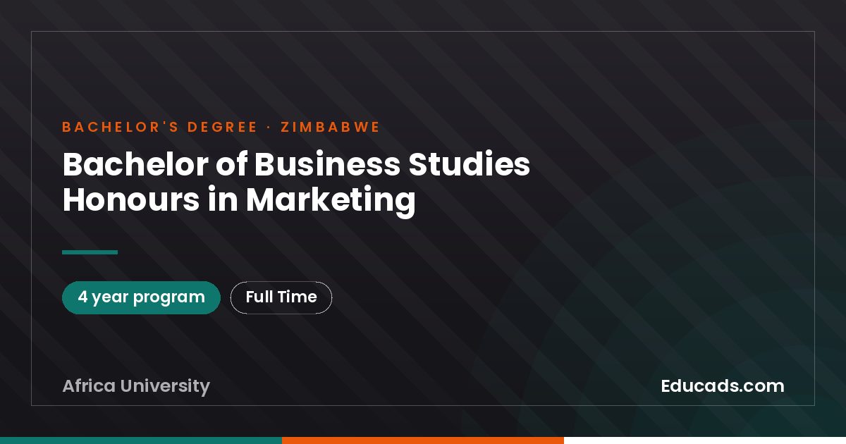 Bachelor of Business Studies Honours in Marketing
