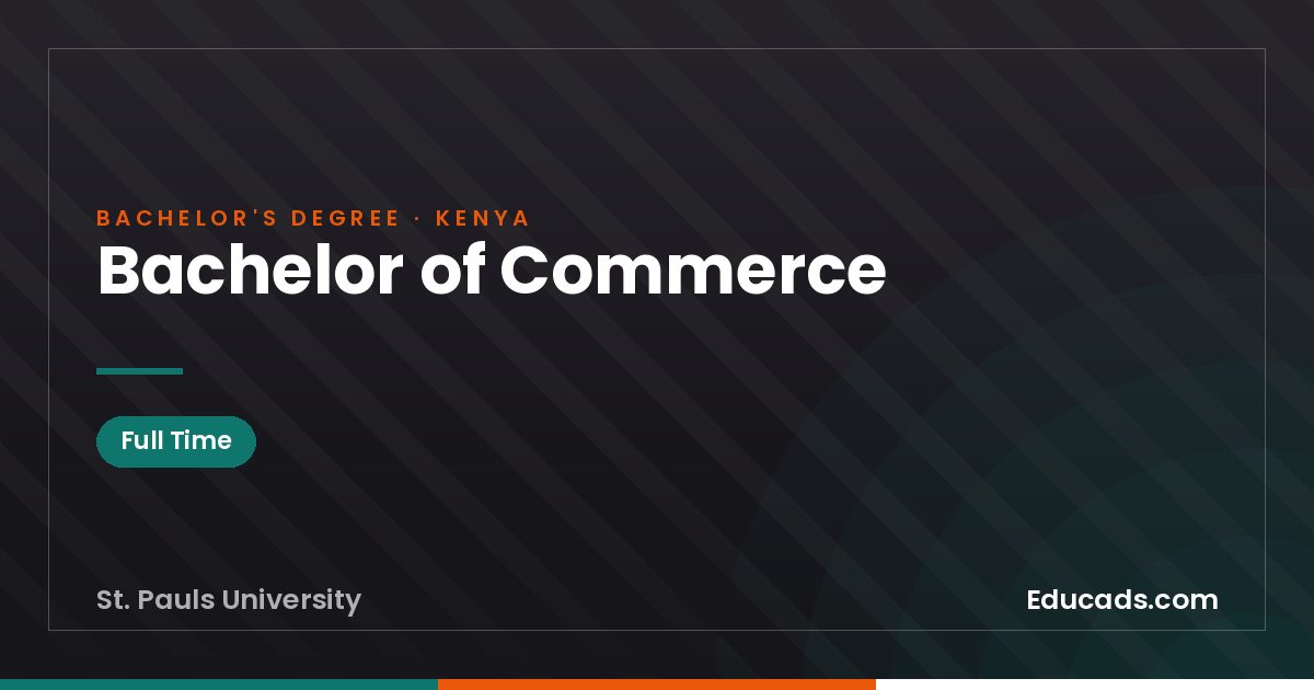 Bachelor of Commerce