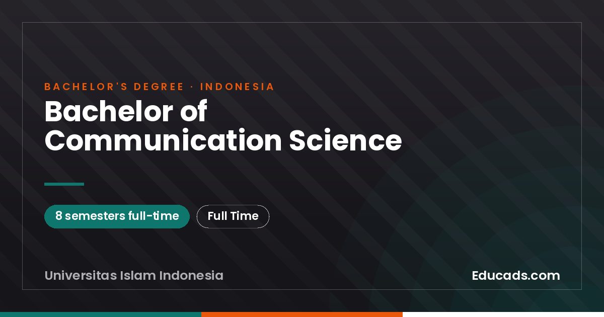 Bachelor of Communication Science