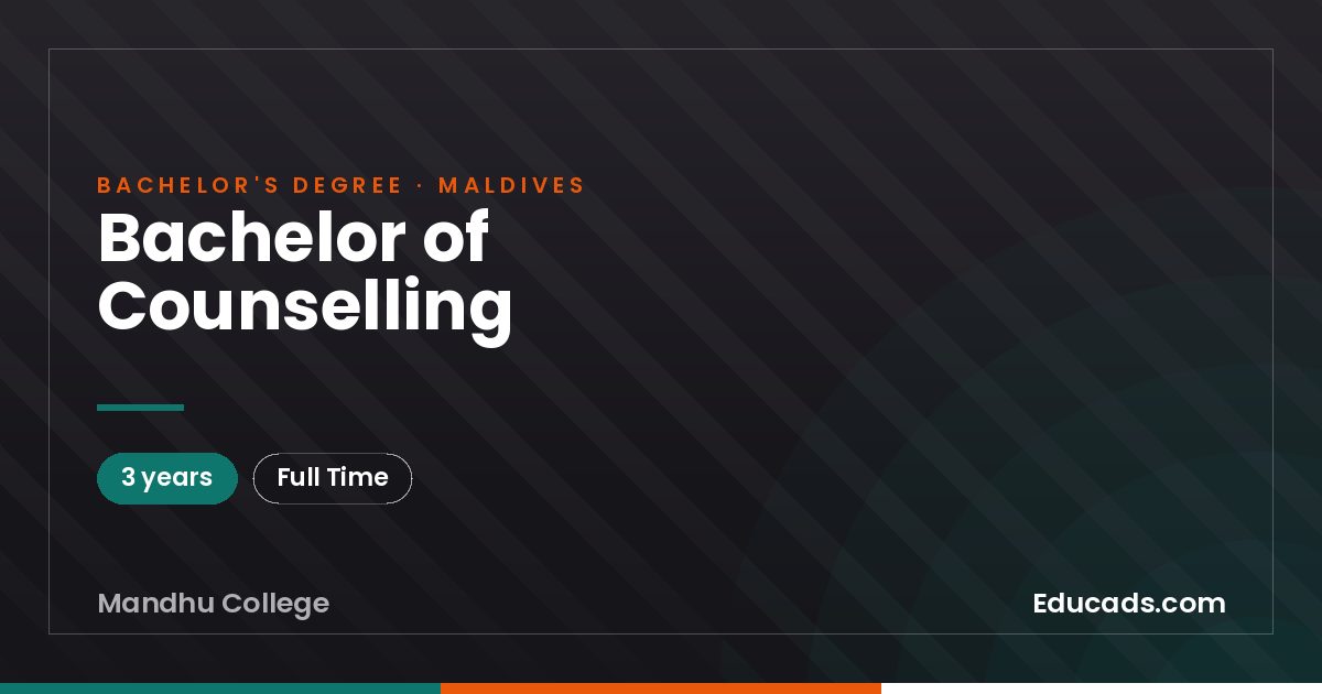 Bachelor of Counselling