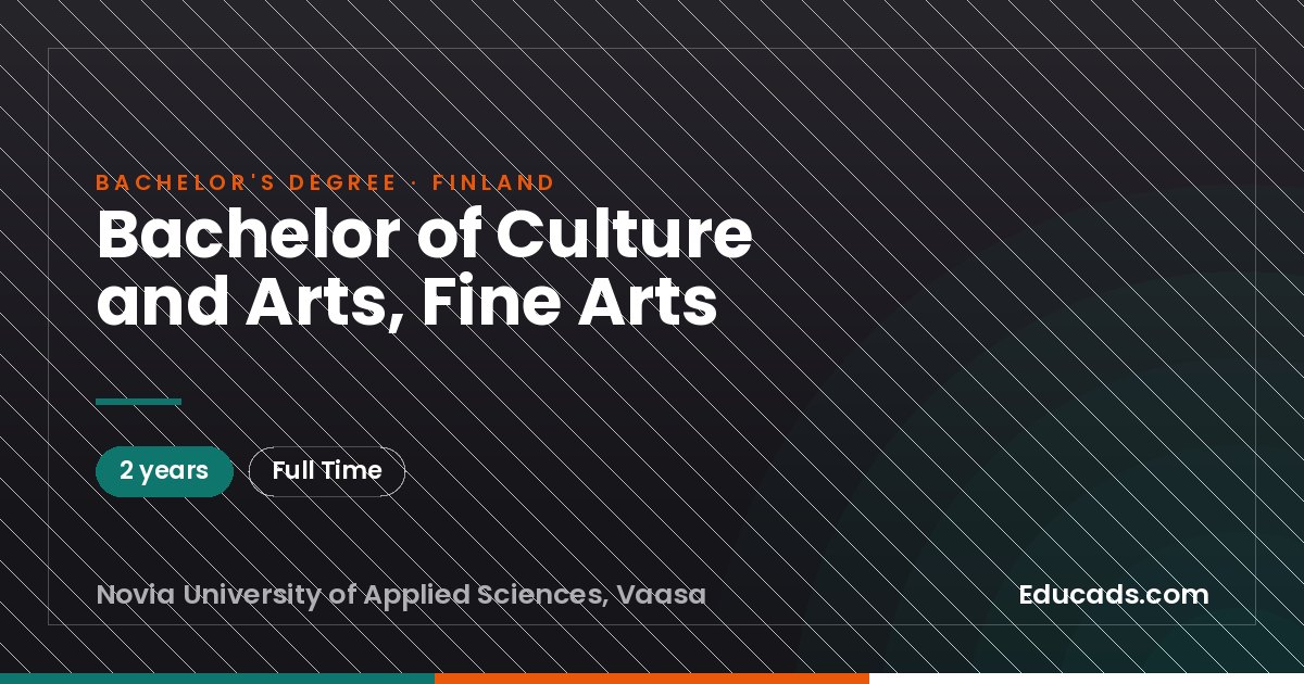 Bachelor of Culture and Arts, Fine Arts