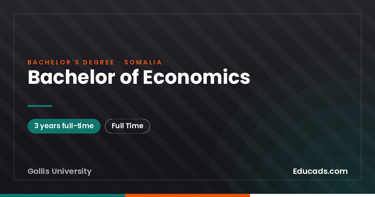 Bachelor of Economics