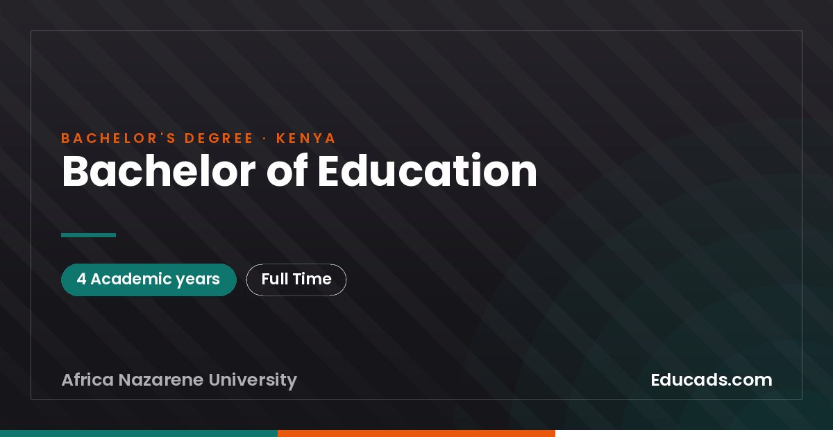Bachelor of Education