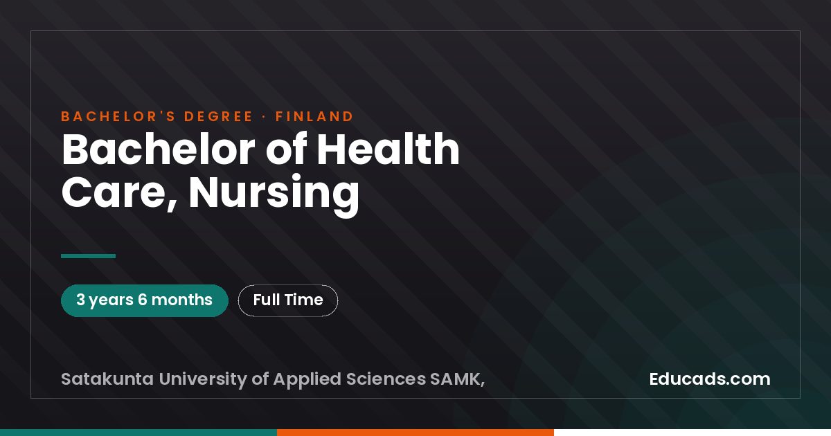 Bachelor of Health Care, Nursing