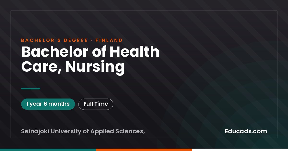Bachelor of Health Care, Nursing