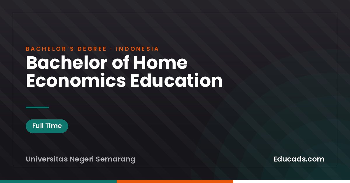 Bachelor of Home Economics Education
