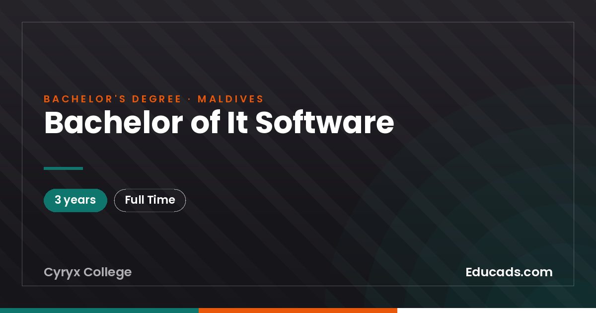 Bachelor of It Software