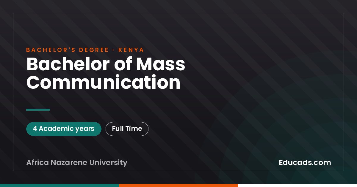 Bachelor of Mass Communication