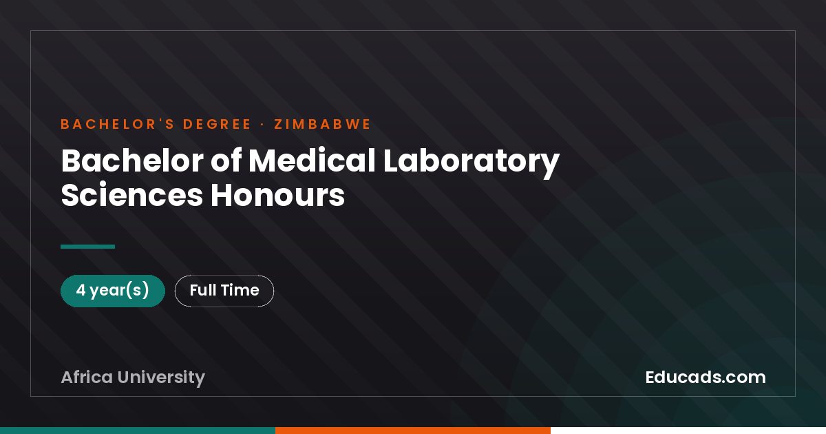 Bachelor of Medical Laboratory Sciences Honours
