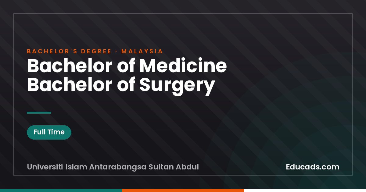 Bachelor of Medicine Bachelor of Surgery