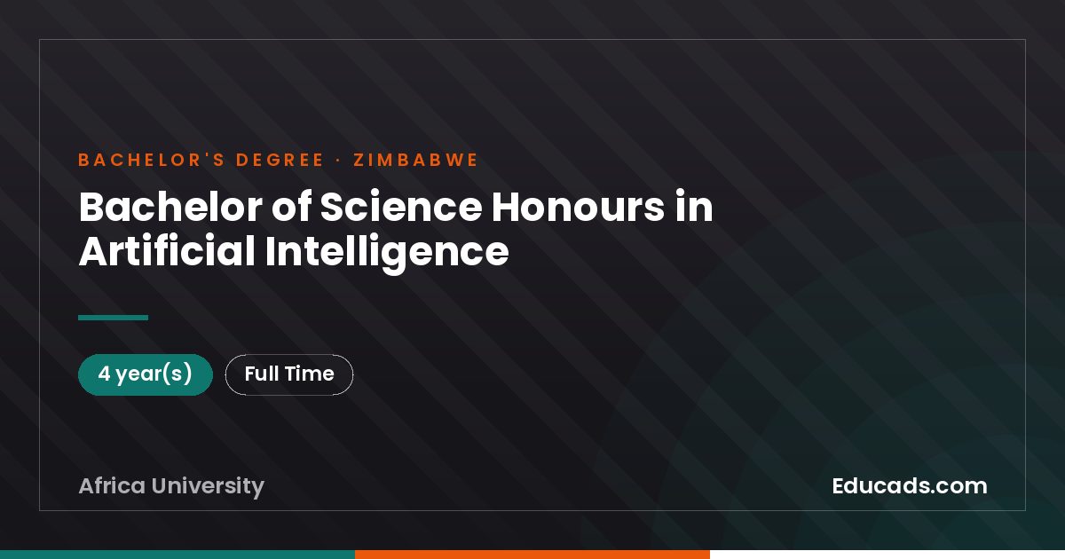 Bachelor of Science Honours in Artificial Intelligence