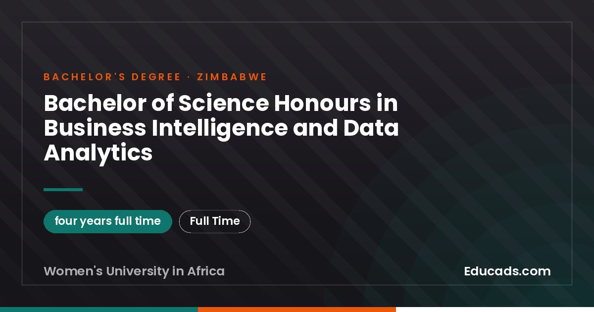 Bachelor of Science Honours in Business Intelligence and Data Analytics