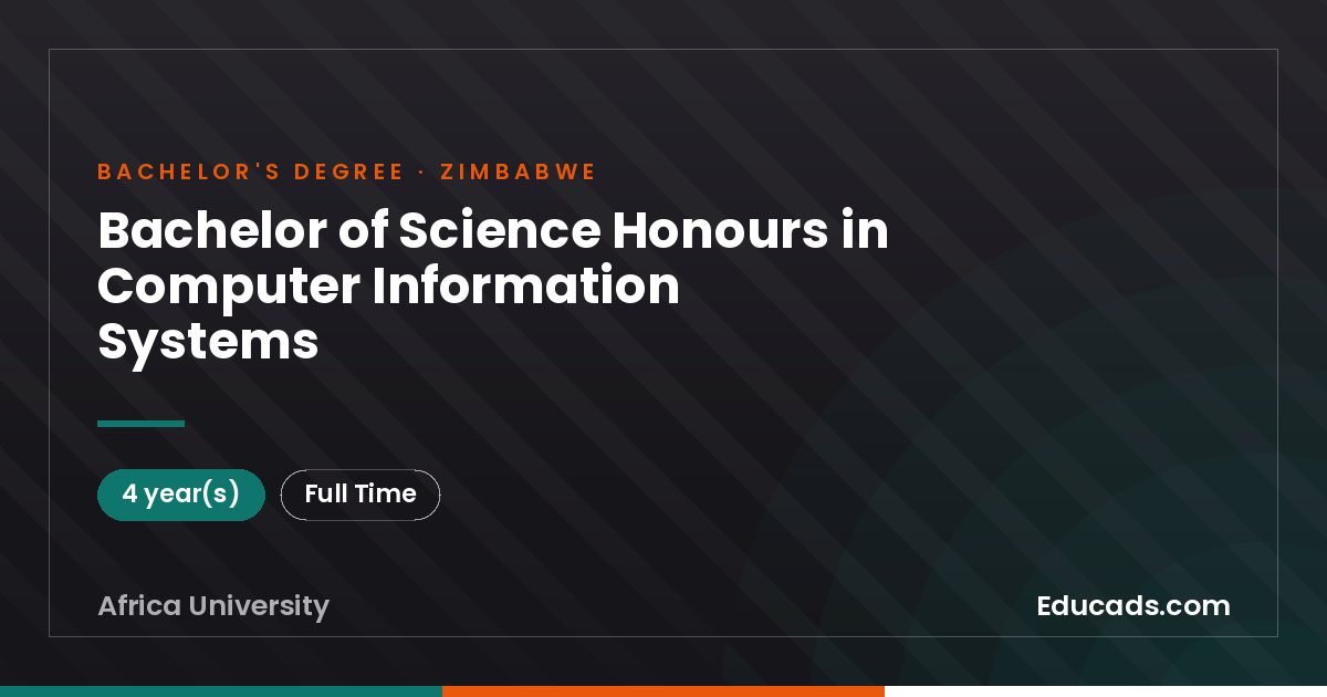 Bachelor of Science Honours in Computer Information Systems