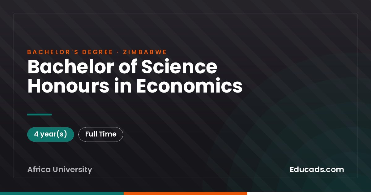 Bachelor of Science Honours in Economics