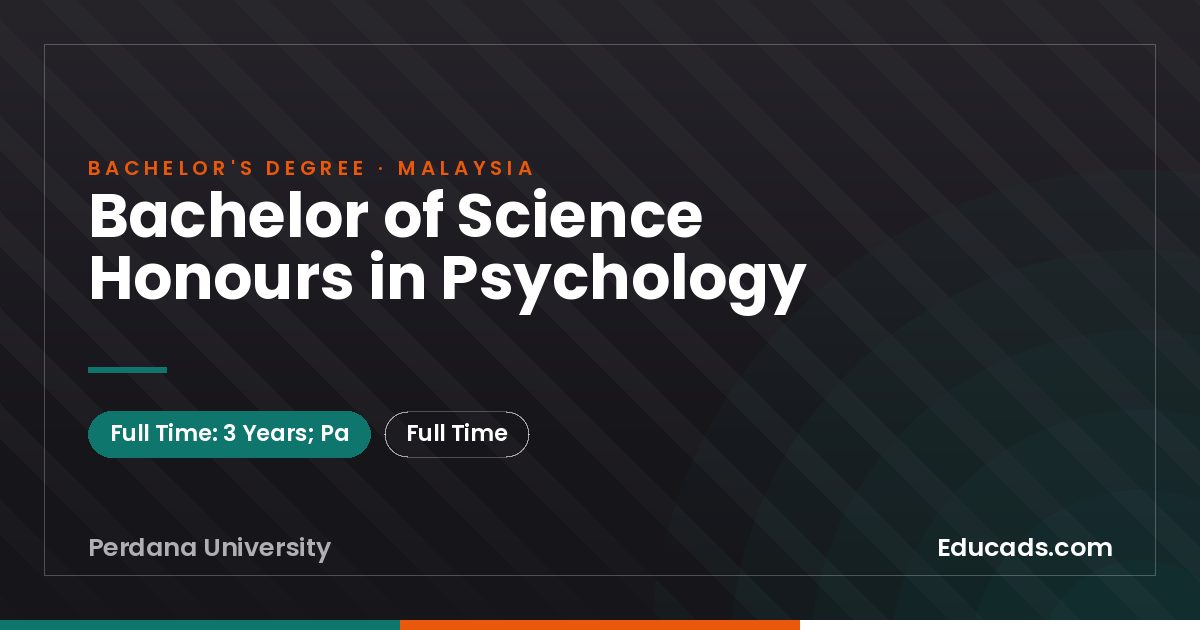 Bachelor of Science Honours in Psychology