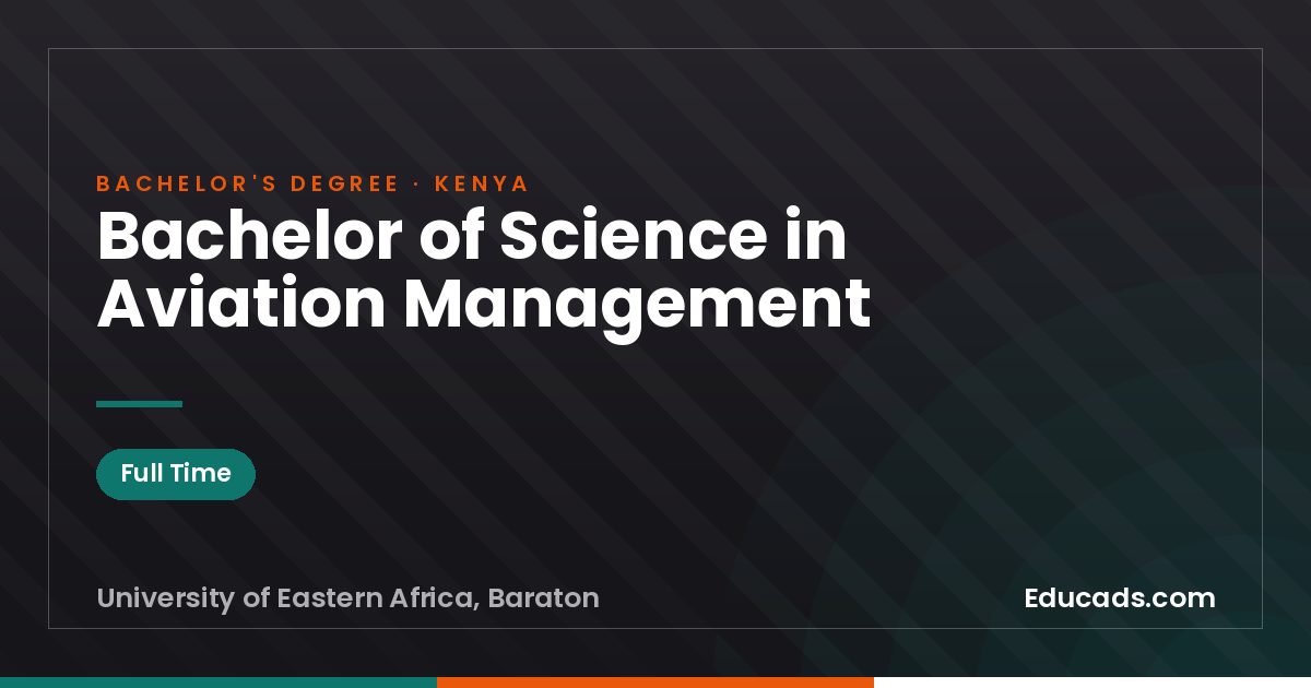 Bachelor of Science in Aviation Management