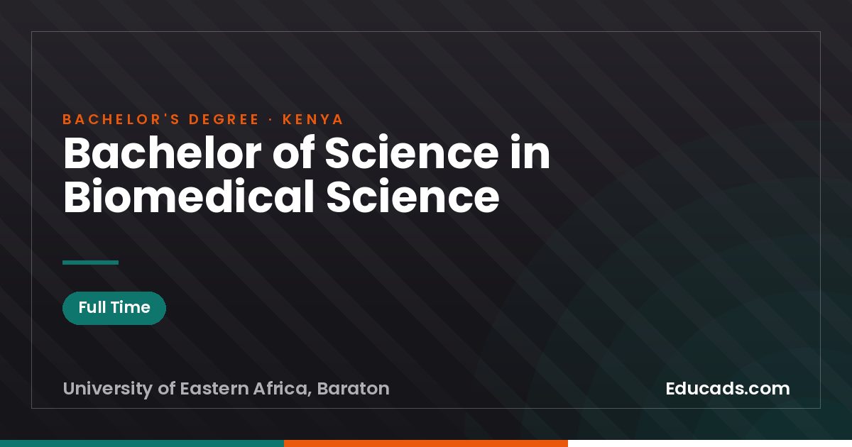 Bachelor of Science in Biomedical Science