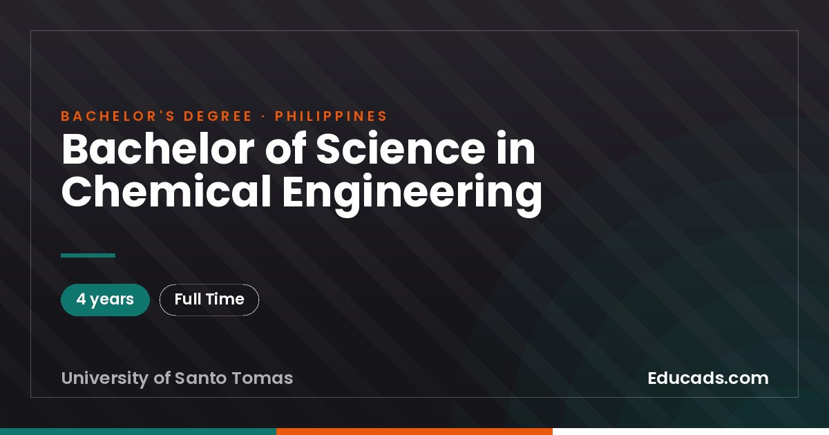 Bachelor of Science in Chemical Engineering