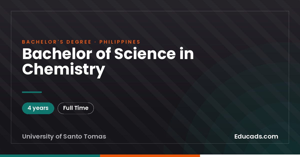 Bachelor of Science in Chemistry
