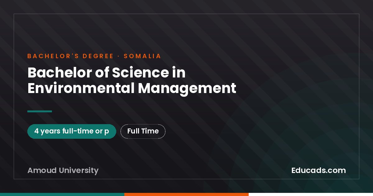 Bachelor of Science in Environmental Management