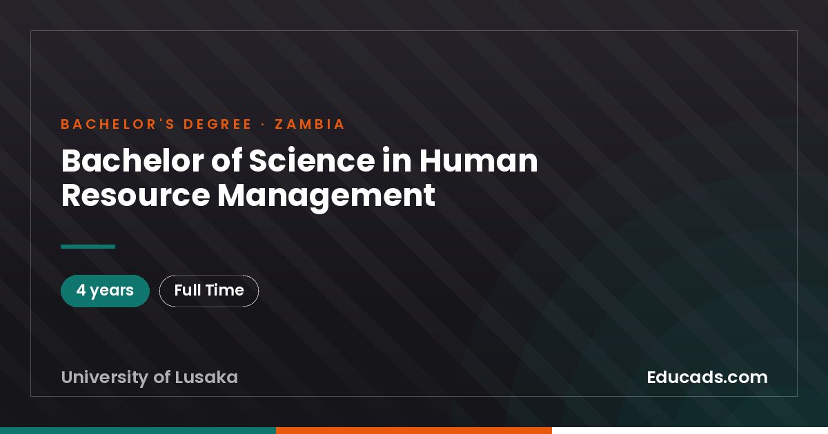 Bachelor of Science in Human Resource Management