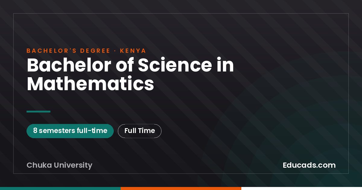 Bachelor of Science in Mathematics