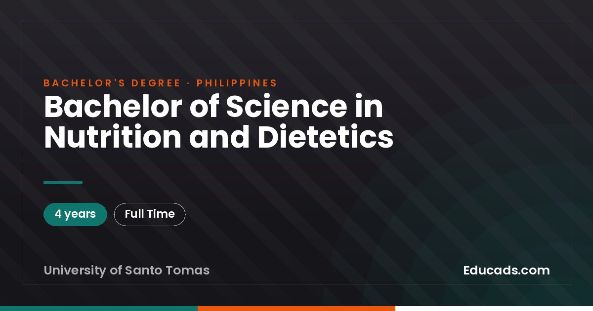Bachelor of Science in Nutrition and Dietetics