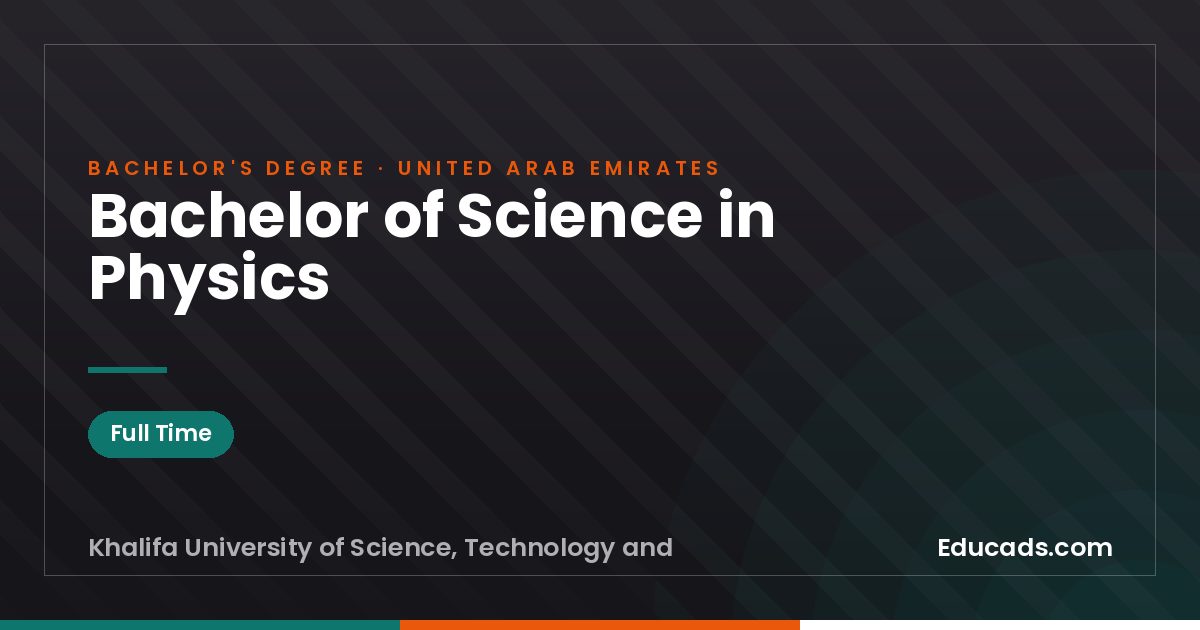 Bachelor of Science in Physics