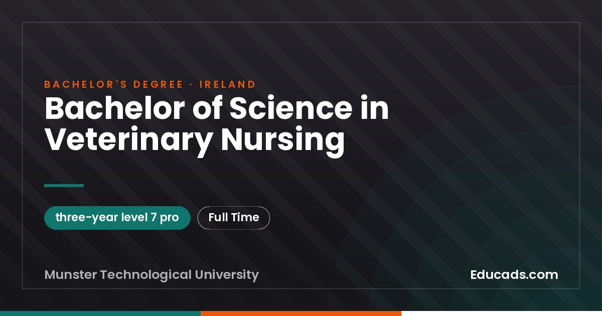 Bachelor of Science in Veterinary Nursing