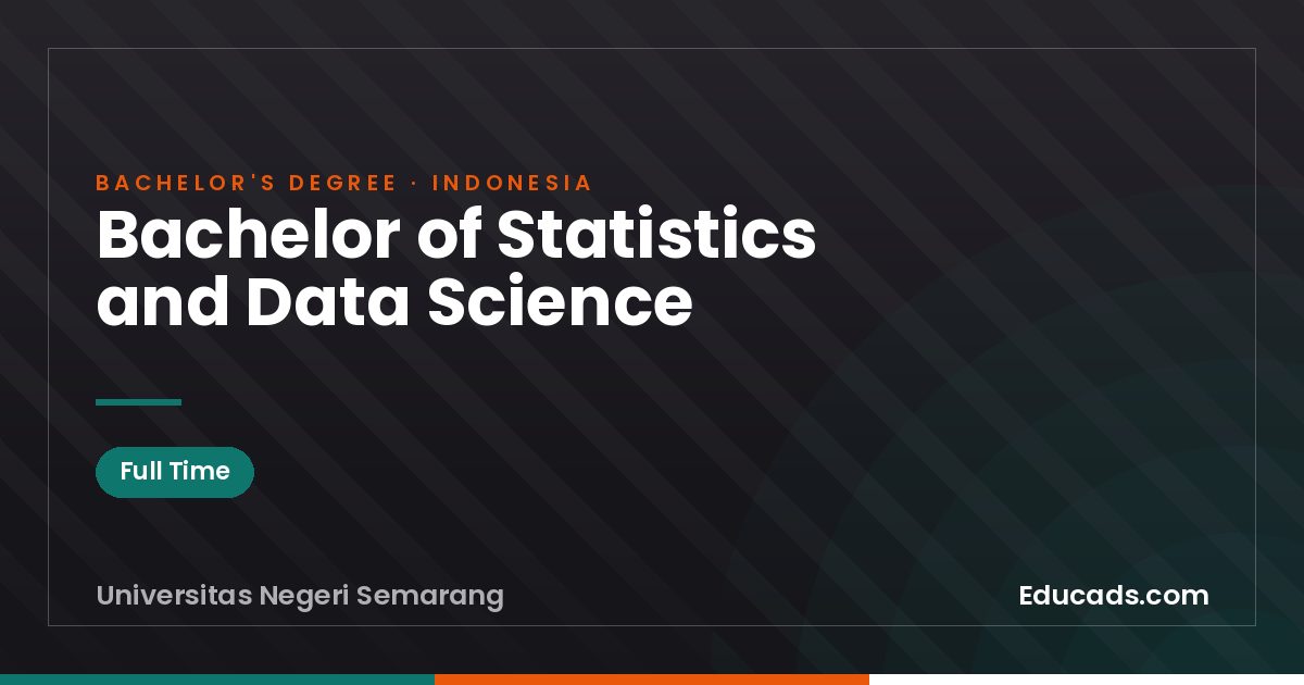 Bachelor of Statistics and Data Science