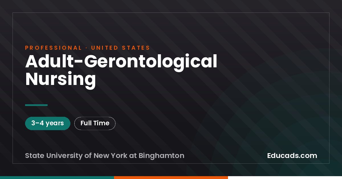 Adult-Gerontological Nursing
