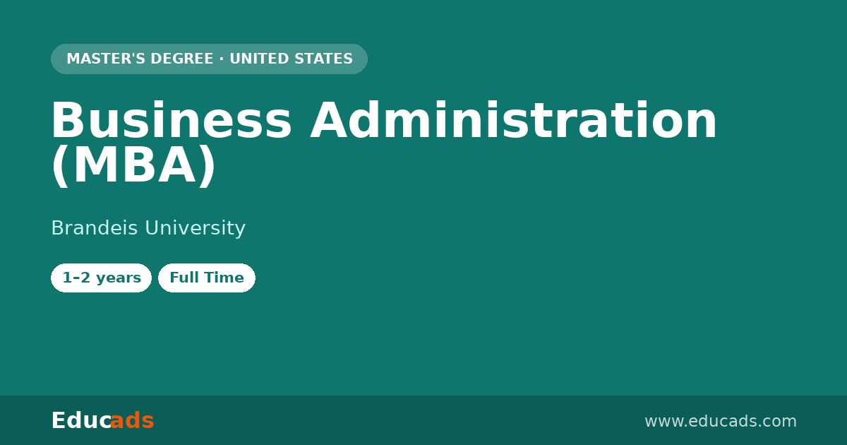 Business Administration (MBA)