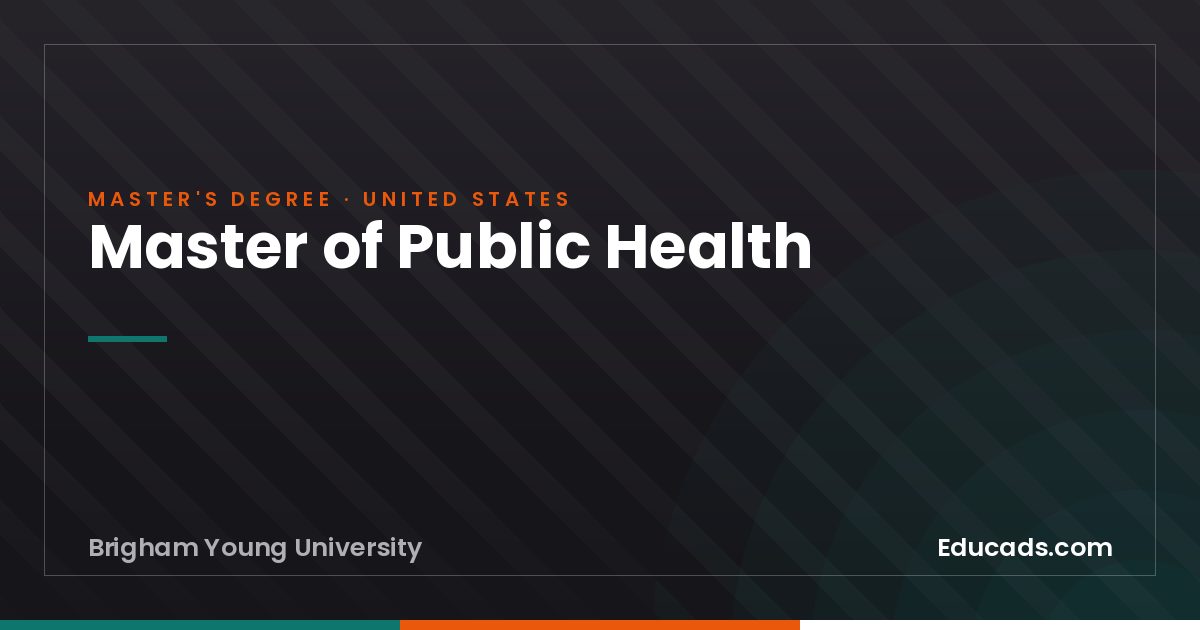 Master of Public Health