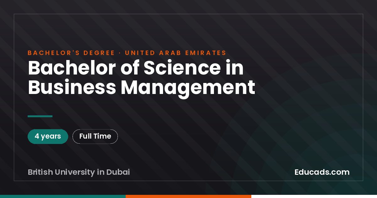 Bachelor of Science in Business Management