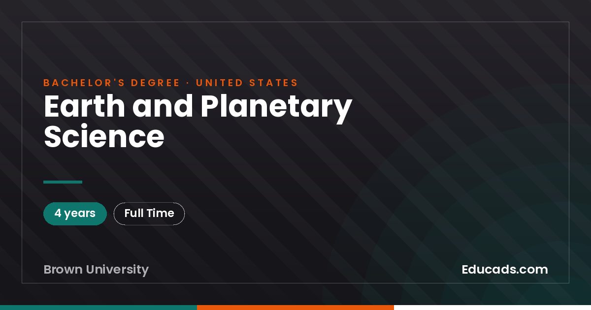 Earth and Planetary Science