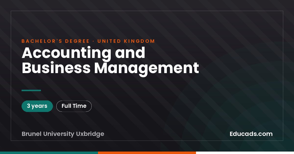 Accounting and Business Management