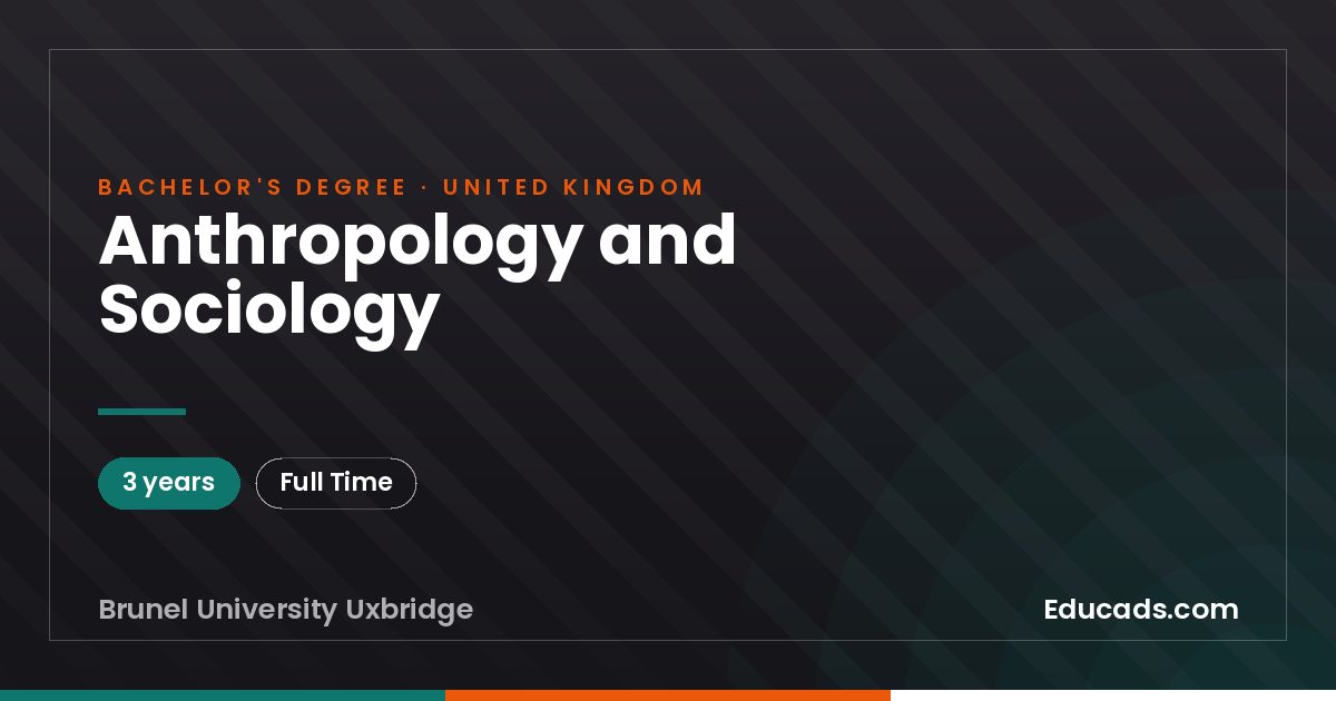 Anthropology and Sociology